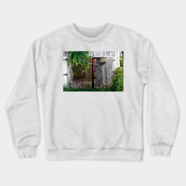 Barn Art Crewneck Sweatshirt by Robert Alsop